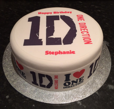 One Direction / 1D 01 Edible Icing Cake Topper