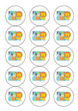 1st Birthday Edible Icing Cake Topper 02