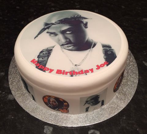 Tupac Shakur Edible Icing Cake Topper 01