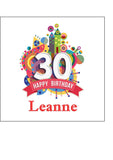 30th Birthday Edible Icing Cake Topper 01