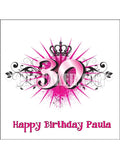 30th Birthday Edible Icing Cake Topper 03