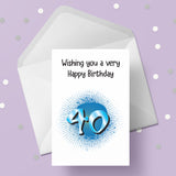 40th Birthday Card 01
