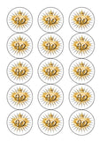 40th Birthday Edible Icing Cake Topper 02