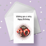 40th Birthday Card 03