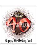 40th Birthday Edible Icing Cake Topper 03