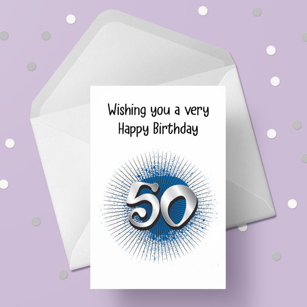 50th Birthday Card 01