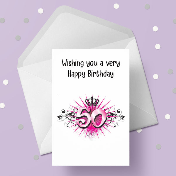 50th Birthday Card 03