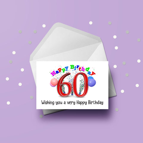 60th Birthday Card (01)