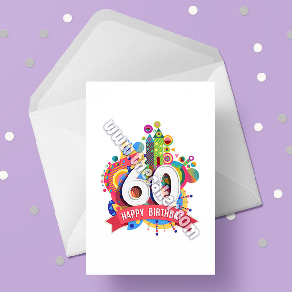 60th Birthday Card 02