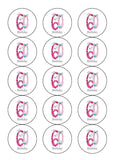60th Birthday Edible Icing Cake Topper or Ribbon (04)