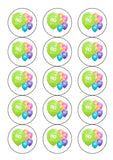 60th Birthday Edible Icing Cake Topper 05