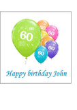 60th Birthday Edible Icing Cake Topper 05