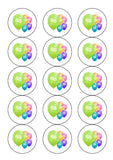 65th Birthday Edible Icing Cake Topper 03