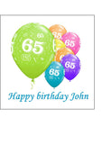 65th Birthday Edible Icing Cake Topper 03