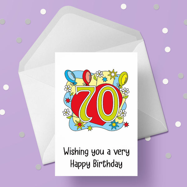 70th Birthday Card (01)