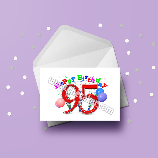 95th Birthday Card 01