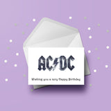 AC/DC Edible Icing Cake Topper 03