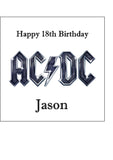 AC/DC 01 Edible Icing Cake Topper or Ribbon