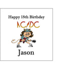 AC/DC 02 Edible Icing Cake Topper or Ribbon