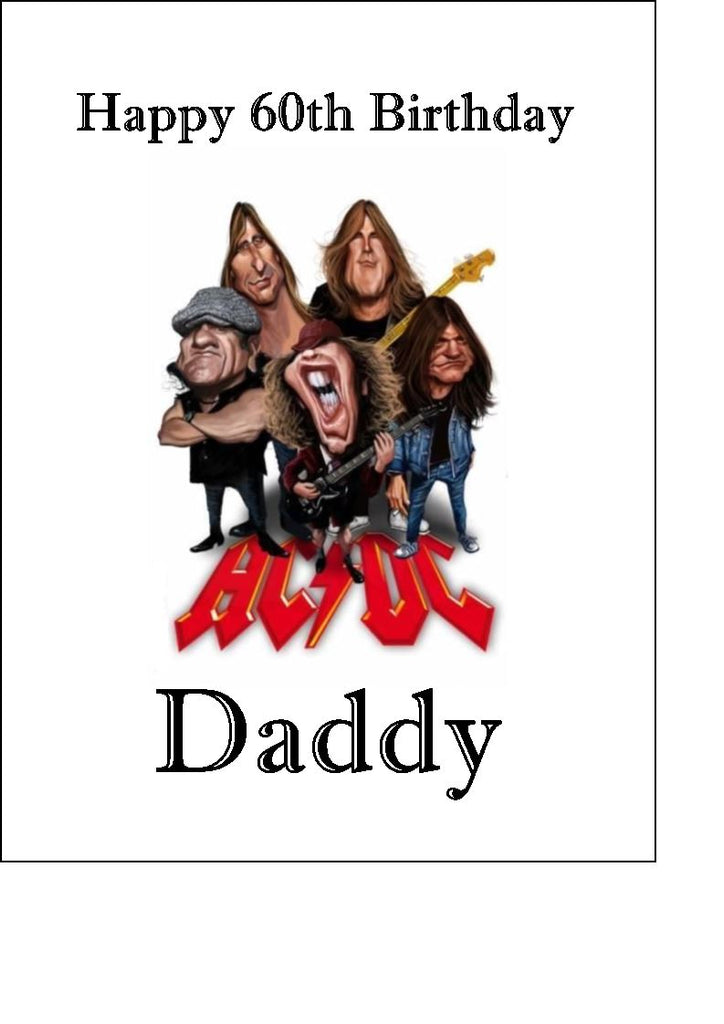 AC/DC Edible Icing Cake Topper 03 – the caker online