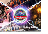 Alton Towers Edible Icing Cake Topper 01