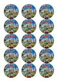 Alton Towers 02 Edible Icing Cake Topper or Ribbon