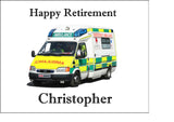 Ambulance Edible Icing Cake Topper 01