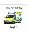 Ambulance Edible Icing Cake Topper 01