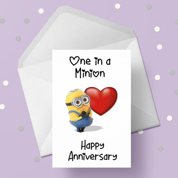 Anniversary Card 06 - One in a minion
