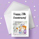 Silver Anniversary Card 02