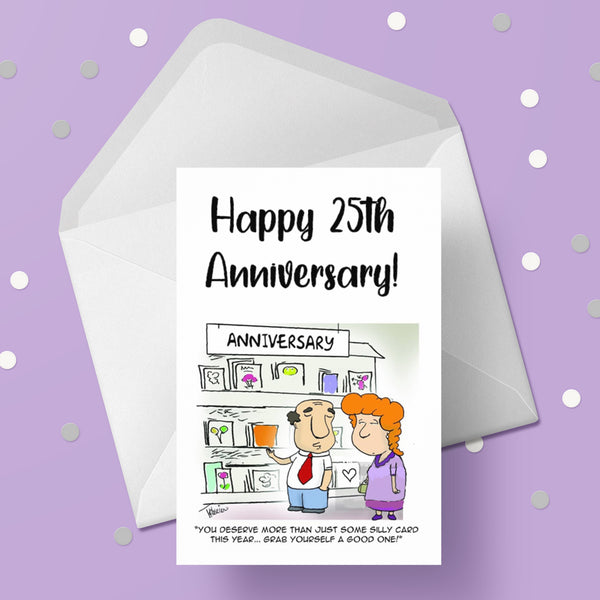 Silver Anniversary Card 02