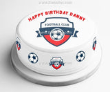 Any Football Badge Edible Icing Cake Topper