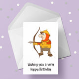 Archery Birthday Card 01