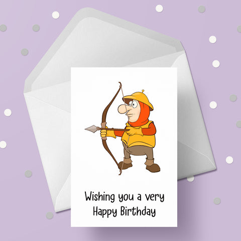 Archery / Archer 01 Birthday Card