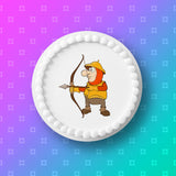 Archery / Archer 01 Edible Icing Cake Topper or Ribbon
