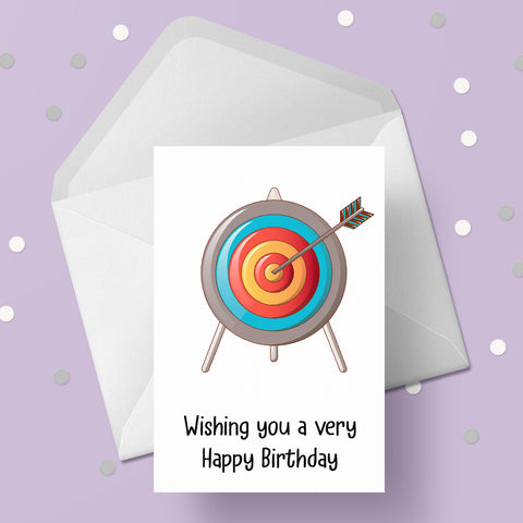 Archery / Archer 02 Birthday Card