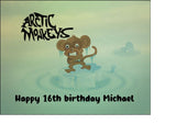 Arctic Monkeys 02 Edible Icing Cake Topper or Ribbon