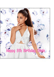 Ariana Grande 03 Edible Icing Cake Topper or Ribbon