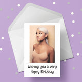 Ariana Grande 05 Birthday Card