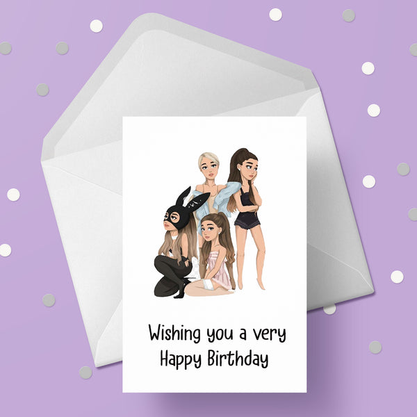 Ariana Grande Birthday Card 04