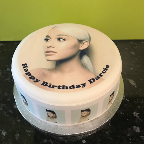 Ariana Grande Edible Icing Cake Topper 05