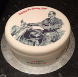 Arnold Schwarzenegger 03 Edible Icing Cake Topper or Ribbon