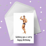 Arnold Schwarzenegger 02 Birthday Card