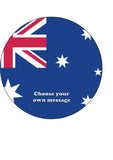 Australia / Australian Flag Edible Icing Cake Topper or Ribbon