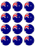 Australia / Australian Flag Edible Icing Cake Topper or Ribbon