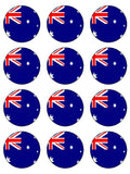 Australia Flag Edible Icing Cake Topper
