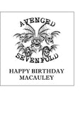 Avenged Sevenfold Edible Icing Cake Topper