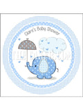 New Baby 01 Edible Icing Cake Topper - Baby Boy Baby Shower
