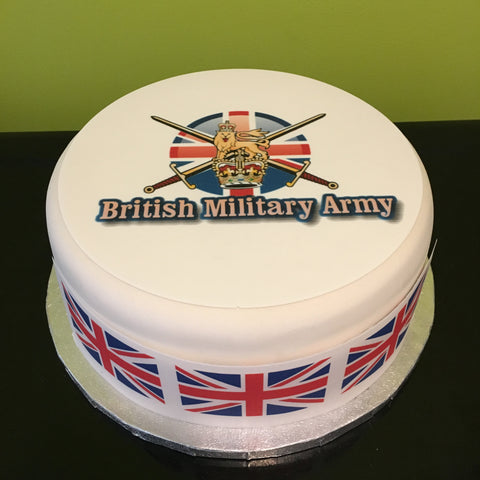 BMA British Military Army Logo Edible Icing Cake Topper