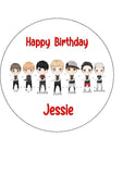 BTS Edible Icing Cake Topper 02